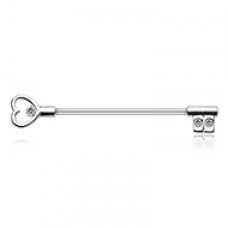 Heart's Key Industrial Barbell