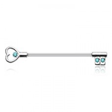 Heart's Key Industrial Barbell
