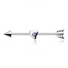Cupid's Love Arrow Industrial Barbell