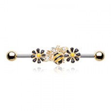Golden Queen Bee Industrial Barbell