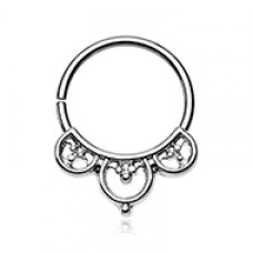 Aeval Celtic Goddess Bendable Twist Hoop Ring