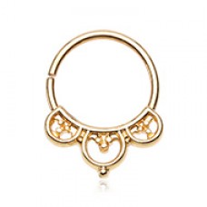 Aeval Celtic Goddess Bendable Twist Hoop Ring