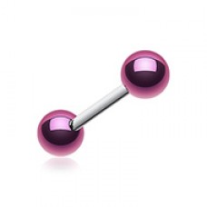 Colorline PVD Ball Top Steel Barbell