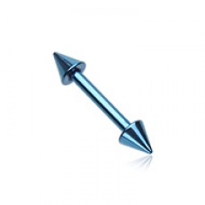 Colorline Spike Straight Steel Barbell