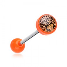 Mayan Calendar Acrylic Logo Barbell