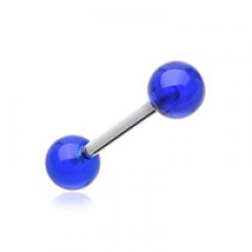 UV Acrylic Barbell Tongue Ring