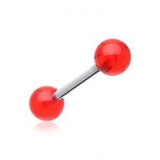 UV Acrylic Barbell Tongue Ring