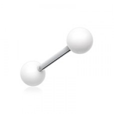 UV Acrylic Barbell Tongue Ring