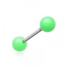 Neon Acrylic Barbell Tongue Ring
