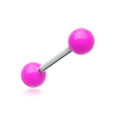 Neon Acrylic Barbell Tongue Ring