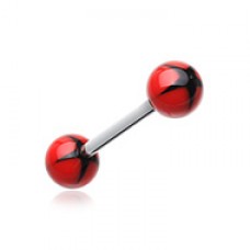 Nova Star Acrylic Top Barbell Tongue Ring