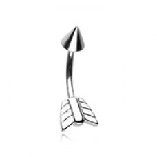 Katniss Arrow Curved Eyebrow Ring