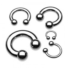 Basic Steel Horseshoe Circular Barbell