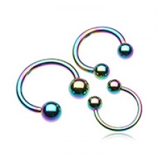 Colorline PVD Basic Horseshoe Circular Barbell