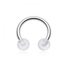 Basic UV Acrylic Horseshoe Circular Barbell
