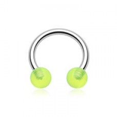 Basic UV Acrylic Horseshoe Circular Barbell