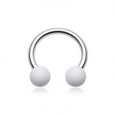 Basic UV Acrylic Horseshoe Circular Barbell