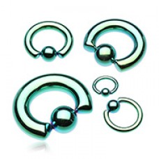 Colorline PVD Steel Captive Bead Ring