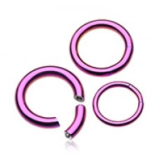 Colorline PVD Segmented Captive Bead Ring