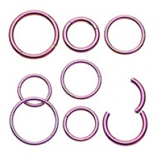 Colorline Steel Seamless Clicker Ring
