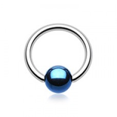 Colorline PVD Ball Ends Steel Captive Bead Ring