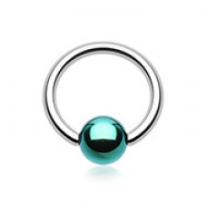 Colorline PVD Ball Ends Steel Captive Bead Ring