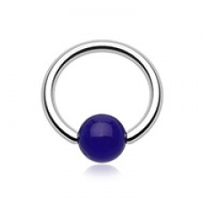 UV Acrylic Ball Top Captive Bead Ring