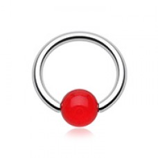 UV Acrylic Ball Top Captive Bead Ring