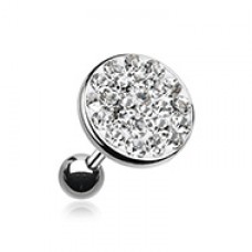 Multi-Sprinkle Dot Multi-Gem Round Cartilage Tragus Earring