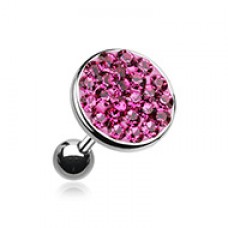 Multi-Sprinkle Dot Multi-Gem Round Cartilage Tragus Earring