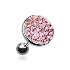Multi-Sprinkle Dot Multi-Gem Round Cartilage Tragus Earring