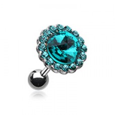 Studded Gem Unity Crystal Cartilage Tragus Earring