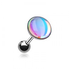 Convex Opalite Chroma Flare Cartilage Tragus Earring