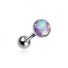 Opal Sparkle Cartilage Tragus Earring