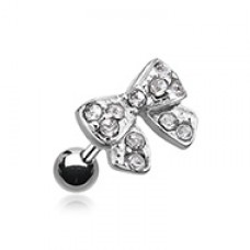 Dainty Bow-Tie Cartilage Tragus Earring
