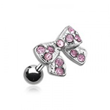 Dainty Bow-Tie Cartilage Tragus Earring