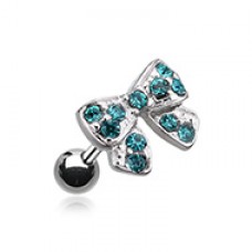 Dainty Bow-Tie Cartilage Tragus Earring