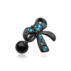 Blackline Lacy Bow-Tie Cartilage Tragus Earring