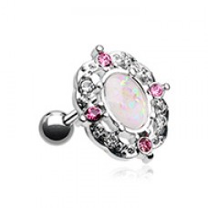 Grand Florid Opal Cartilage Tragus Earring