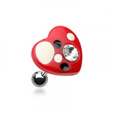 Sweet Heart Cartilage Tragus Earring