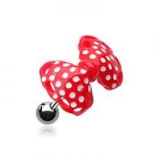 Polka Dots Bow-Tie Cartilage Tragus Earring