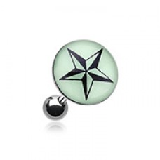 Glow in the Dark Nautical Star Cartilage Tragus Earring