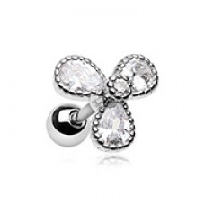 Shimmering Propellar Cartilage Tragus Earring