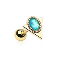 Golden Egyptian Pharaoh Cartilage Tragus Earring