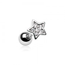 Twinkling Star Cartilage Tragus Earring