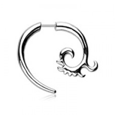 Japanese Floral Steel Fake Spiral Taper 