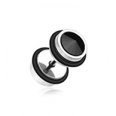 Pointy Crystalline Steel Fake Plug 