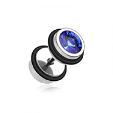 Pointy Crystalline Steel Fake Plug 