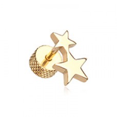 Golden Double Star Steel Fake Plug 