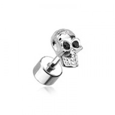 Luster Skull Steel Fake Plug 